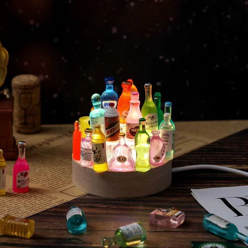 DIY-Mini Small Liquor Bottle Small Night