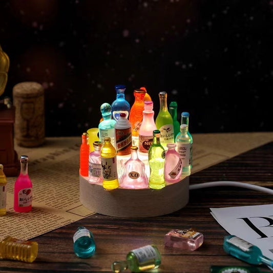 DIY-Mini Small Liquor Bottle Small Night