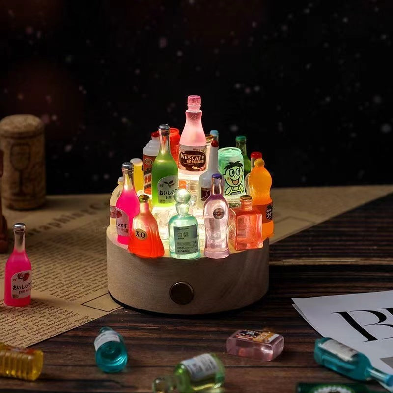 DIY-Mini Small Liquor Bottle Small Night