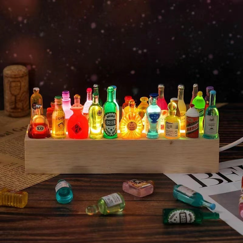 DIY-Mini Small Liquor Bottle Small Night
