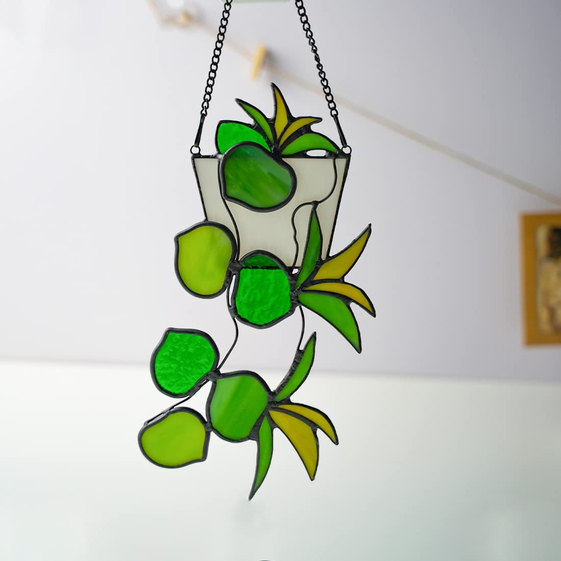 Handcrafted Stained Glass Window Hangings