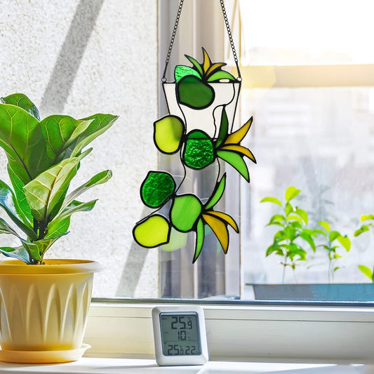Handcrafted Stained Glass Window Hangings